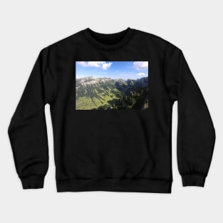 Switzerland - View from Niederhorn Crewneck Sweatshirt